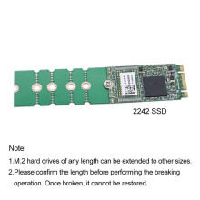 M.2 NGFF SSD Solid State Drive 2230 2242 2260 Till 2280 Extension Bracket Transfer Card Adapter Board Konvertera Kort B