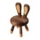 Cute Rabbitdesktop Phone Stand-Solid Wood Ipadstand, Adjustable Phone and Tablet Stand 1