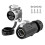 Industrial Waterproof Connector IP68 Quick Plugging Circular Connector Anti-Interference Shell Connector (2 Pin) 1