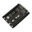 M.2 NGFF Chave B para Placa Adaptadora  III de 2,5 Polegadas + Suporte de Estrutura para Placa Adaptadora de Disco RíGido NGFF M.2 2230 2242 2260 1