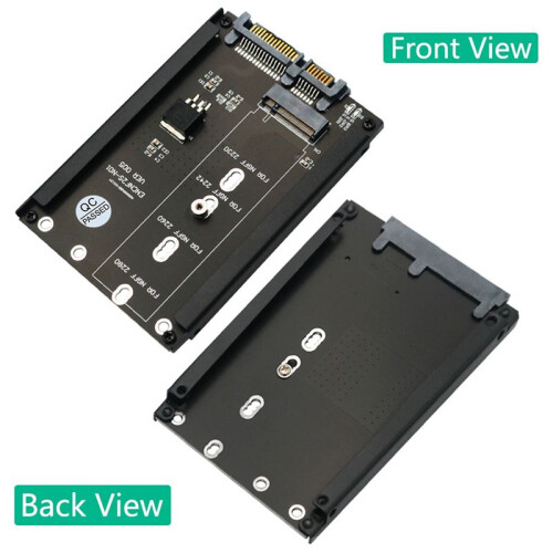 M.2 NGFF Chave B para Placa Adaptadora  III de 2,5 Polegadas + Suporte de Estrutura para Placa Adaptadora de Disco RíGido NGFF M.2 2230 2242 2260 1