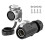 Industrial Waterproof Connector IP68 Quick Plugging Circular Connector Anti-Interference Shell Connector (9 Pin) 1