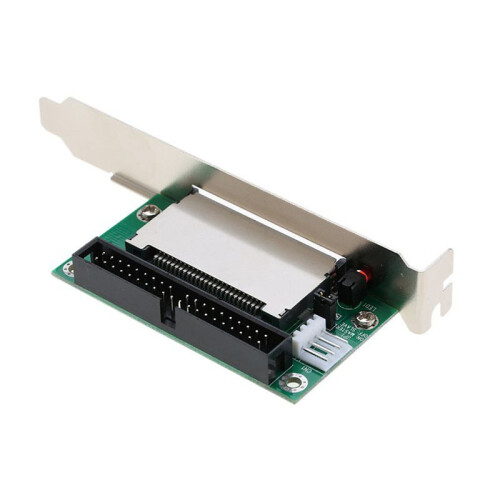 5Pcs 40-Pin CF Compact Flash Card to 3.5 IDE Converter Adapter Pci Bracket Back Panel 2