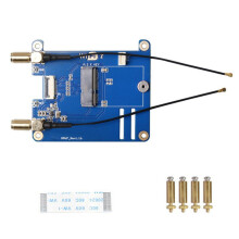 MPW7A für Raspberry Pi 5 PCIE zu M.2 E-Key WiFi7 Modul BE200, Unterstützt TPU/WiF6E AX210/AX200 Adapterplatine