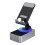 3-I-1 Mobiltelefonhållare, Audio Power Bank,  Call Speaker, Multi-Function Folable Rotating Desktop, Grå 1