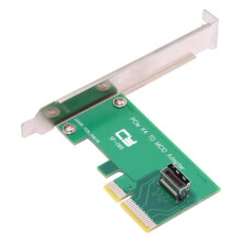 PCI-Express-Karte 5.0 4.0 4X auf MCIO Cool IO-Hostadapter für PCIe Nvme U.2 SSD-Adapterkarte