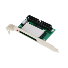 5 Pezzi da Scheda Compact Flash CF da 40 Pin A Adattatore Convertitore IDE 3,5 Staffa Pci Pannello Posteriore