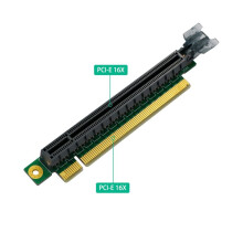 Adattatore Scheda Riser PCIE 16 X PCI Express 3.0 Convertitore Slot PCI-E un PCI-E 16 X Connettori un 90 Gradi per Server 1U