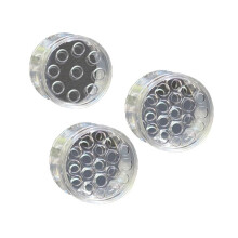 3 Peças de Suporte de Haste Espiral Ikebana, Grade Floral Reutilizável Transparente para Vaso, Modelador de Flores para Flores (2L + 1S)