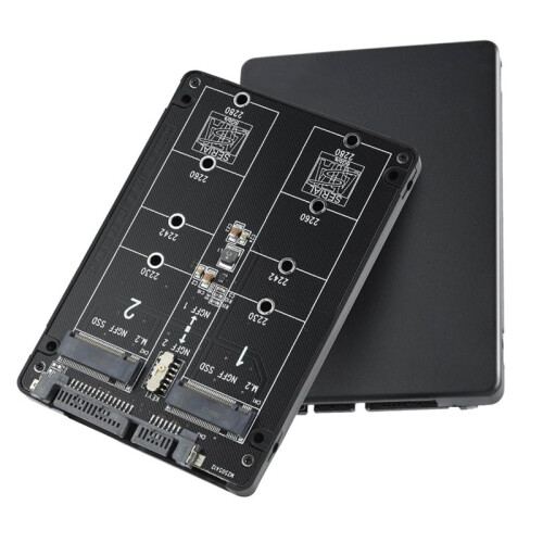 Placa Adaptadora M.2  (NGFF) para  3.0 Dual NGFF B Key/B&M Key M.2 NGFF SDD para Adaptador Conversor  III de 2,5 Polegadas