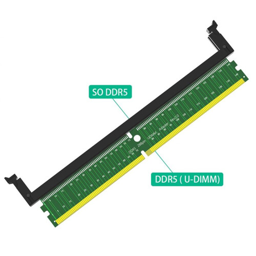 DDR5 U-Dimm 288pin Adapter Ddr5 Memory Test Protection Card with Short 2