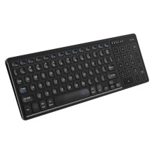 Wireless Dual-mode Keyboard 78 Keys, 500mAh, Black, 10m