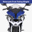 Nmax125/155 2020-2022 ABS bianco ala frontale 4