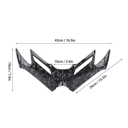 ABS Nmax125/155 Winglet Patrón de Ondas de Agua 1