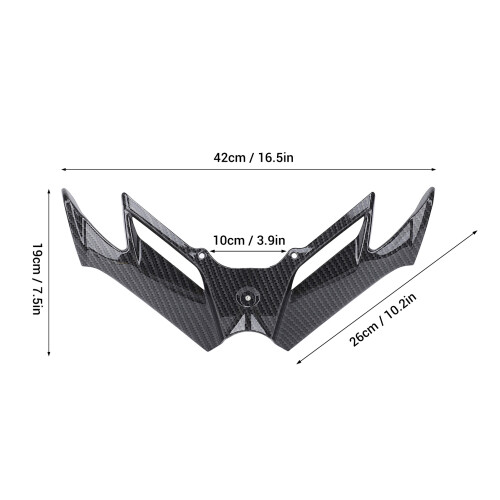 Ala frontale in Carbonio ABS per Nmax 125/155 2020-2022 1