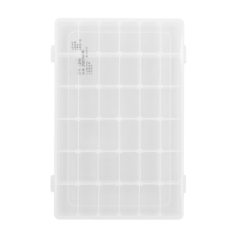 Clear 36 Grid Storage Box PP