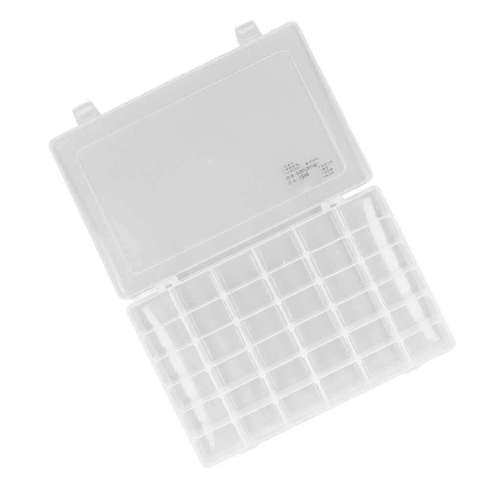 Transparent Parts Organiser 36 Grids