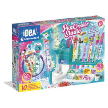 Clementoni- Pen Creator Studio: Personalised Pen Making Kit for Kids, Arts & Crafts (6+ Years)