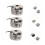 3pcs Durable Sewing Machine Bobbin Cases with Compact Organizer for Quick Replacement and Tangle Thread 3