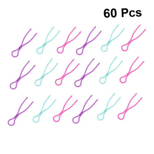 Sewing Bobbin Clips Set with Thread Spool Holders, Tangle SnapOn Organizer, 60 Pcs 1