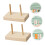 Wooden Thread Rack Organizer with Adjustable Pegs, SpaceSaving Vertical Sewing Spool Holder 2