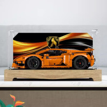 Acrylic Display Case for 42196 Racing Car, Clear Dustproof Transparent Showcase, Set of 2
