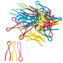 100 PCS Colorful Bobbin Clips for Sewing Machine Bobbin Holders, Tangle Thread Storage
