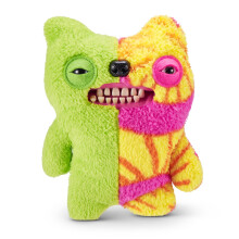 Fuggler Mostri Misfit Serie 1 9" di ZURU Giocattolo Peluche Brutto Divertente (Munch Tooth - Verde & Multi)