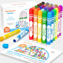 Shuttle Art Bingo Dabbers, 30 Colours Bingo Pens with Activity Book