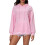(L, Pink) Γυναικεία Φούτερ με Casual Μπλούζες 1