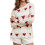 (S, Creamy White) Pulls mignons pour pour l'automne. 1