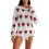 (S, Creamy White) Pulls mignons pour pour l'automne. 5