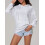 (M, White) Γυναικεία Φούτερ με Casual Μπλούζες 3
