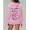(S, Pink) Γυναικεία Φούτερ με Casual Μπλούζες 5