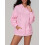 (L, Pink) Γυναικεία Φούτερ με Casual Μπλούζες 5
