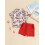 (18-24 Months, Red) Ensemble 2 pièces short élastique. 4
