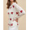 (S, Creamy White) Pulls mignons pour pour l'automne. 4