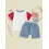 (12-18 Months, White) Ensembles d'été pour à cordon. 2