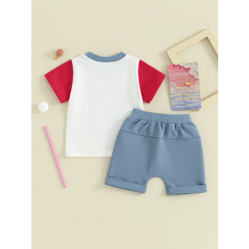 (18-24 Months, White) Ensembles d'été pour à cordon. 2