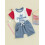 (18-24 Months, White) Ensembles d'été pour à cordon. 2