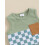 (0-6 Months, Green) Conjunto de verano cintura elástica. 5