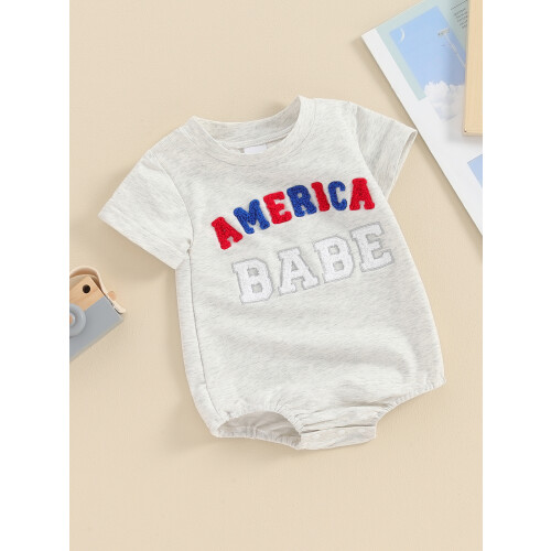 (6-12 Months, Gray) Grenouillères d'été pour et garçons 2