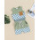(0-6 Months, Green) Conjunto de verano cintura elástica. 3