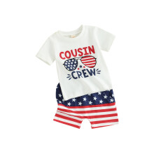 (18-24 Months, White) Shorts-Set für Babys, 4. Juli