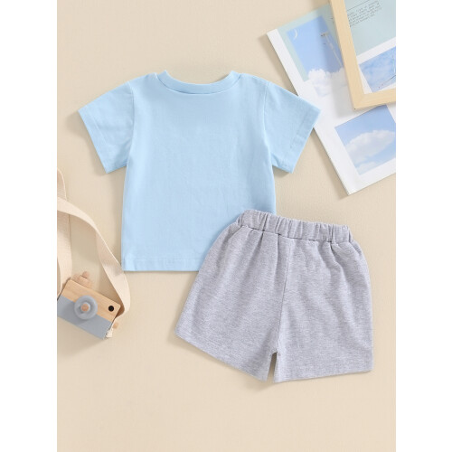 (18-24 Months, Blue) Σετ ρούχων για και σόρτς 2