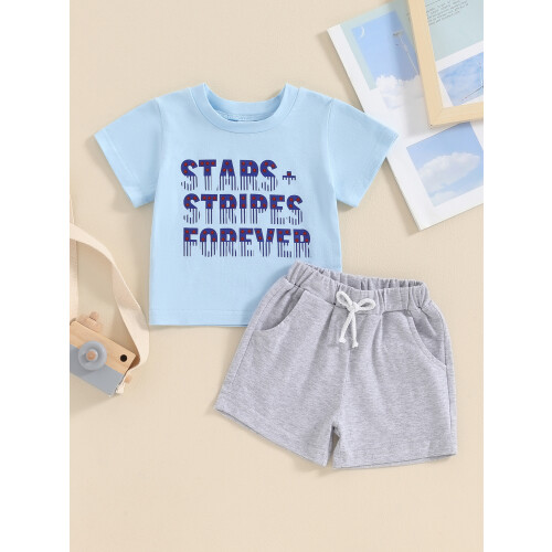 (12-18 Months, Blue) Σετ ρούχων για και σόρτς 1