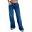 (XS, Dark Blue) Γυναικείο τζιν παντελόνι φαρδιά μπατζάκια 1