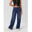 (M, Dark Blue) Γυναικείο τζιν παντελόνι φαρδιά μπατζάκια 8