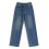 (L, ROYAL BLUE) Γυναικείο τζιν παντελόνι φαρδιά μπατζάκια 8