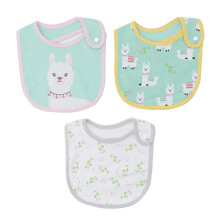 Baby Lätzchen Set 3x Baumwolle Niedlicher